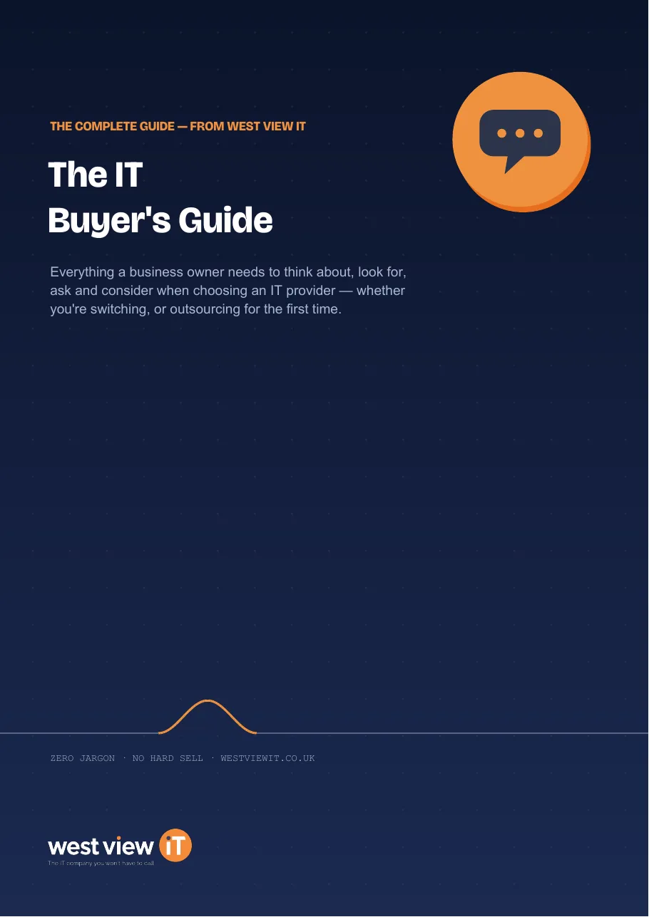 Cover of The IT Buyer's Guide by West View IT