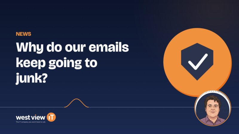 Why do our emails keep going to junk?